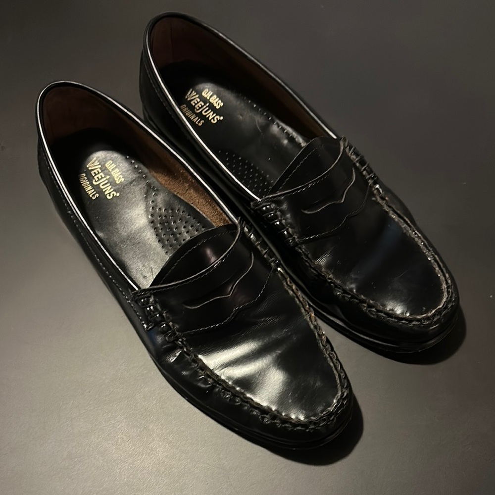 G.H. Bass & Co. Classic Black Leather Loafers
